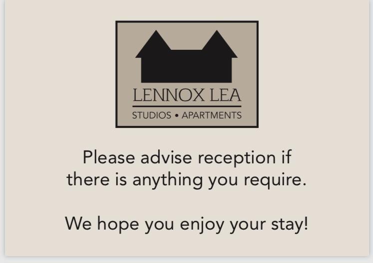 Cheshire Hospitality Ltd Trading As Lennox Lea Studios And Apartments Sale Dış mekan fotoğraf